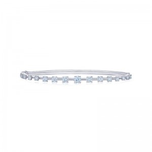 Kwiat 18k White Gold "Starry Night" Diamond Bangle