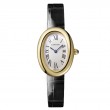 Baignoire de Cartier Watch, Small Model,  Quartz Movement. 18K Yellow Gold, Shiny Alligator Strap