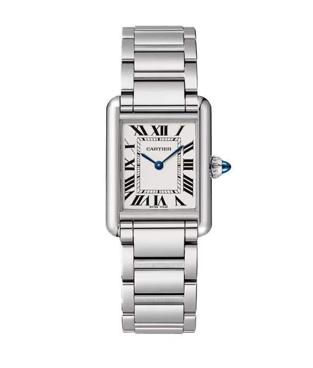 Cartier Tank Must Watch, Small Model,  Solarbeat Movement, Steel