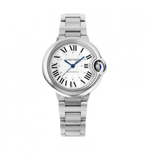 Ballon Bleu de Cartier watch, 33mm, Mechanical Movement with Automatic Winding, Steel