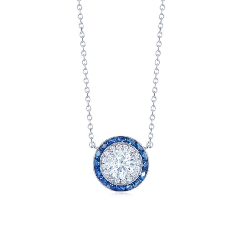 https://www.simonsjewelers.com/upload/product/Kwiat 18k White Gold "Silhouette" Diamond and Sapphire Pendant  (1) Round Brilliant Diamond 0.60 ct (G, S