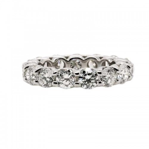 Platinum Diamond Eternity Wedding Band