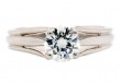 Platinum 1.04 Carat Diamond Engagement Ring