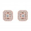 Penny Preville 18k Rose Gold Diamond Studs