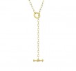 Penny Preville 18k Yellow Gold Toggle Necklace