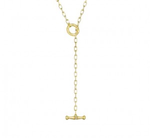 Penny Preville 18k Yellow Gold Toggle Necklace