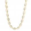 Rahaminov 18k Yellow Gold Bezel Set 13.20 Carat Diamond Tennis Necklace