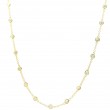 18k Yellow Gold Diamonds by the Yard Necklace