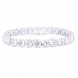 27.64 Carat Platinum Diamond Tennis Bracelet