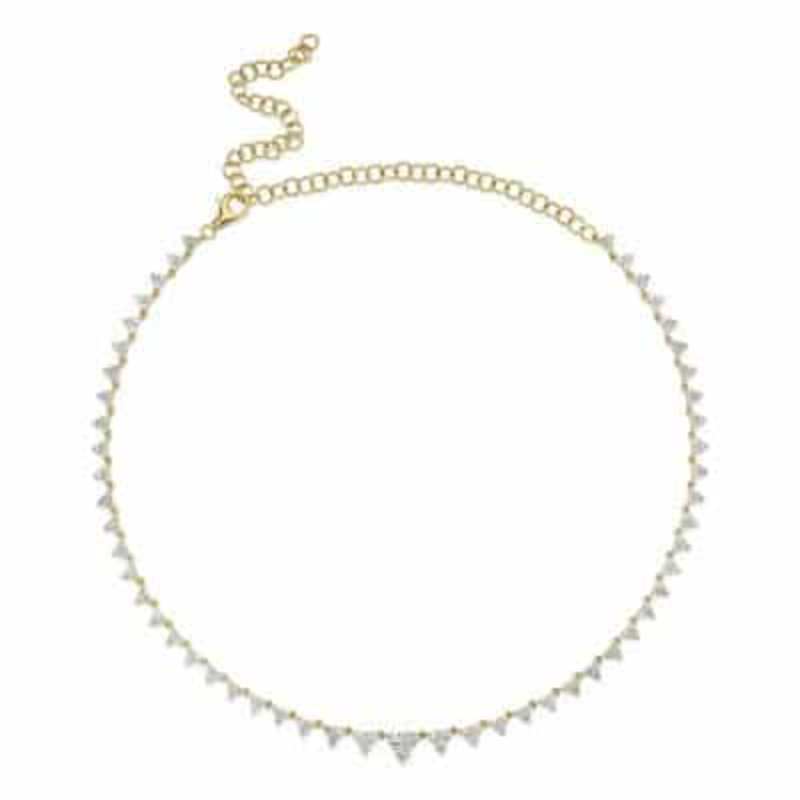 Diamond Pave Heart Necklace - 165-01441